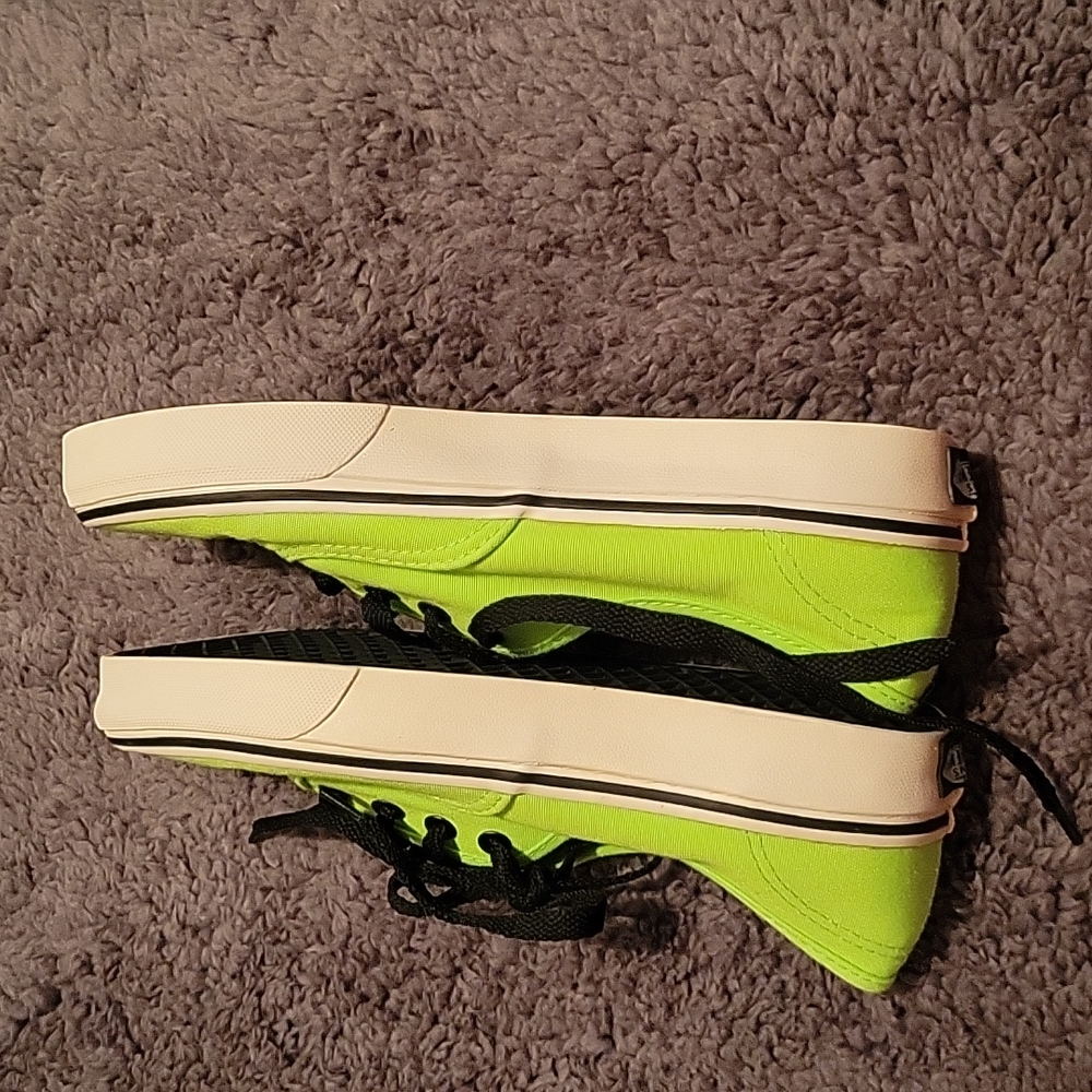 Neon Green Vans Size 7 - Picture 7 of 8